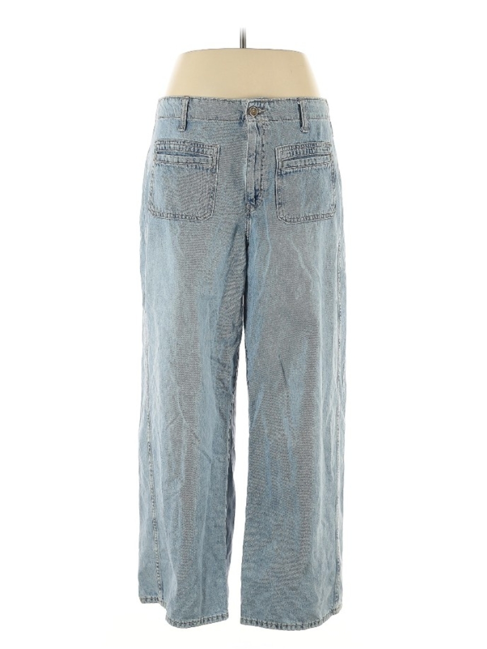 Old Navy Light Blue Wide-Leg Women's Jeans